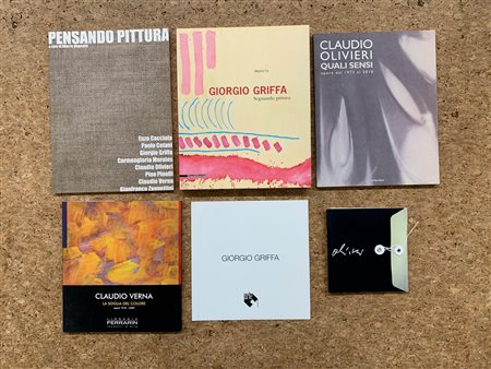 PITTURA ANALITICA - Lotto unico di 5 cataloghi e un pieghevole: