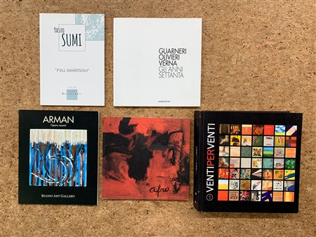 ARTE INTERNAZIONALE DEL DOPOGUERRA - Lotto unico di 5 cataloghi