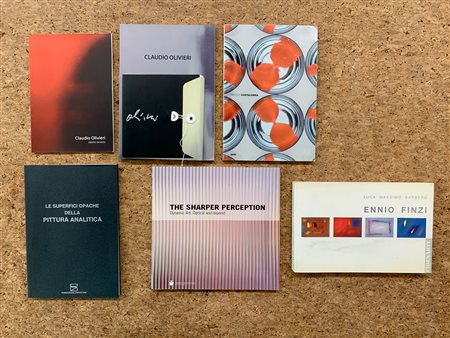 PITTURA ANALITICA E OPTICAL-CINETICA - Lotto unico di 7 cataloghi