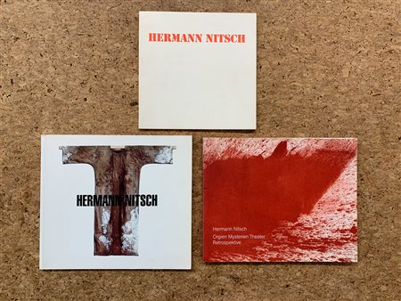 HERMANN NITSCH - Lotto unico di 3 cataloghi: