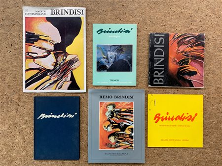 REMO BRINDISI - Lotto unico di 6 cataloghi