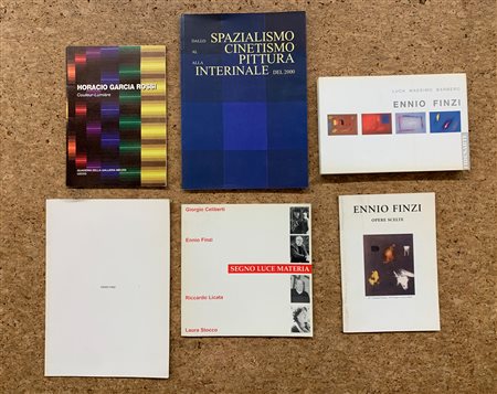 ENNIO FINZI E HORACIO GARCIA ROSSI - Lotto unico di 6 cataloghi