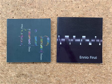 ENNIO FINZI - Lotto unico di 2 cataloghi autografati