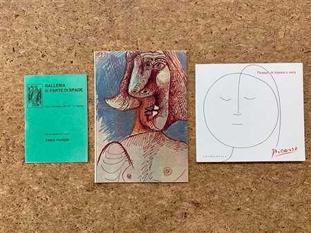 PABLO PICASSO  - Lotto unico di 3 cataloghi