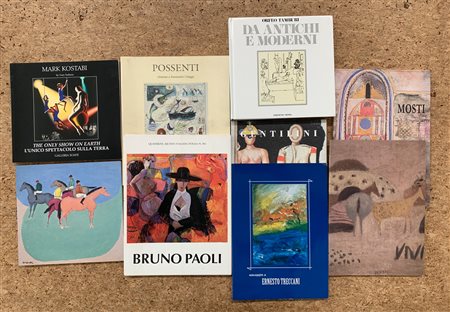 PITTURA FIGURATIVA - Lotto unico di 9 cataloghi