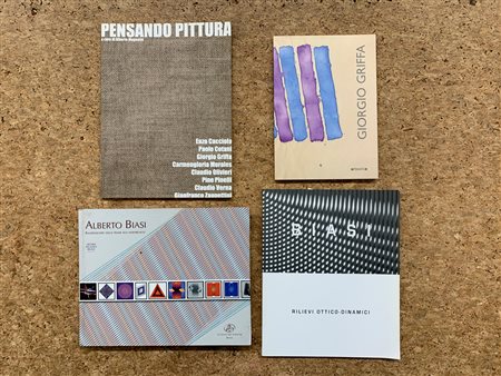 ALBERTO BIASI E GIORGIO GRIFFA - Lotto unico di 4 cataloghi