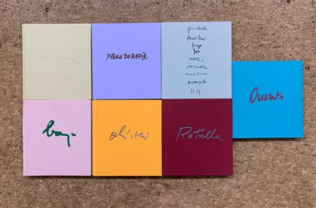 ANFITEATRO ARTE, PADOVA - MILANO - Lotto unico di 7 cataloghi editi dalla Galleria