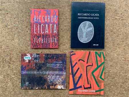 RICCARDO LICATA - Lotto unico di 4 cataloghi