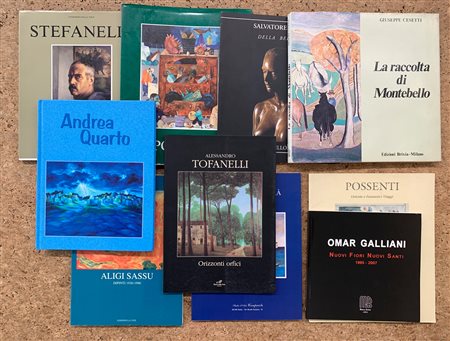 PITTURA FIGURATIVA ITALIANA - Lotto unico di 10 cataloghi