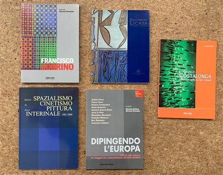 SPAZIALISMO E ARTE CINETICA - Lotto unico di 5 cataloghi
