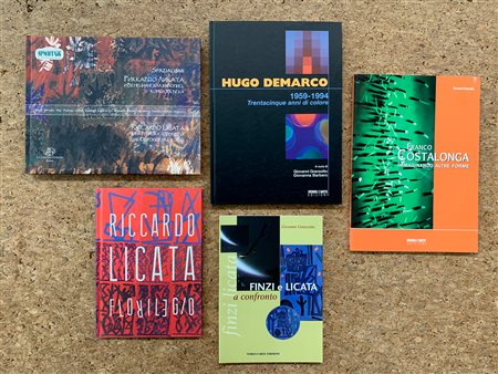 SPAZIALISMO E ARTE CINETICA - Lotto unico di 5 cataloghi