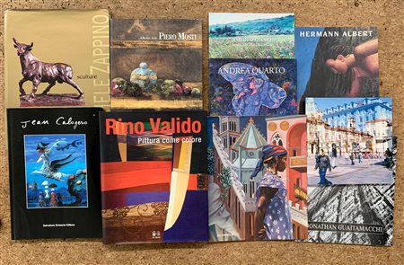 ARTE CONTEMPORANEA - Lotto unico di 10 cataloghi
