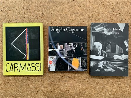 ARTE ITALIANA DEL DOPOGUERRA (CHIARI, CARMASSI E CAGNONE) - Lotto unico di 3 cataloghi