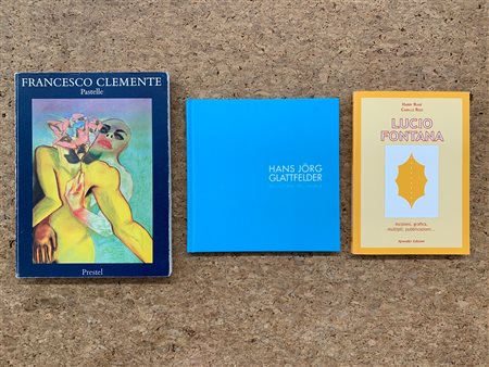 ARTE DEL DOPOGUERRA (FONTANA, CLEMENTE E GLATTFELDER) - Lotto unico di 3 cataloghi