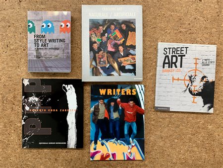 ARTE CONTEMPORANEA E STREET ART - Lotto unico di 5 cataloghi