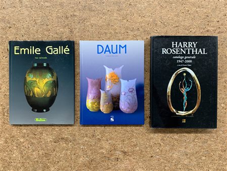 SCULTURA E ARTI APPLICATE (ROSENTHAL, GALLÈ, DAUM) - Lotto unico di 3 cataloghi