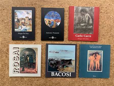 PITTURA FIGURATIVA ITALIANA - Lotto unico di 6 cataloghi