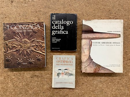 ARTE GRAFICA DEL XX SECOLO E STORIA - Lotto unico di 4 cataloghi