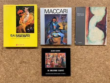 PITTURA FIGURATIVA ITALIANA - Lotto unico di 4 cataloghi