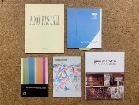 ARTE ITALIANA DEL DOPOGUERRA - Lotto unico di 5 cataloghi