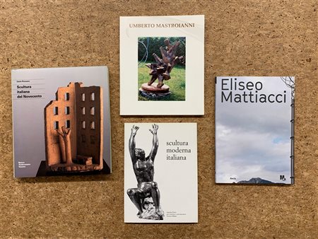 SCULTURA ITALIANA DEL '900 - Lotto unico di 4 cataloghi