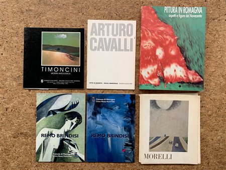 ARTE FIGURATIVA ITALIANA - Lotto unico di 6 cataloghi