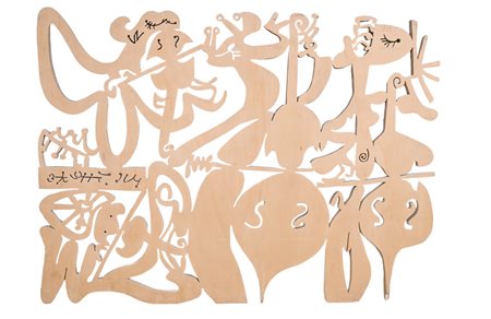 Sebastian Matta (Santiago, 1911 - Tarquinia, 2002) Suonatori Scultura in...