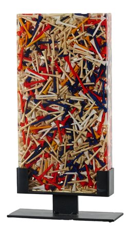 Arman (Nizza, 1928 - New York, 2005) Golf tees 1994 Inclusione di tee da golf...