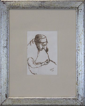 OTTONE ROSAI, "Figura Seduta", 1947