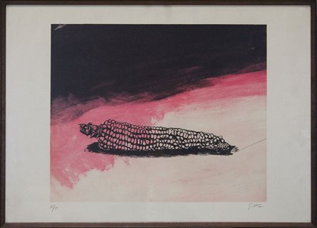 RENATO GUTTUSO, "Una pannocchia", Anni '60