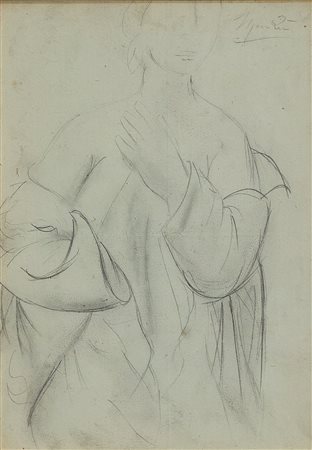 GIACOMO MANZU' Senza titolo