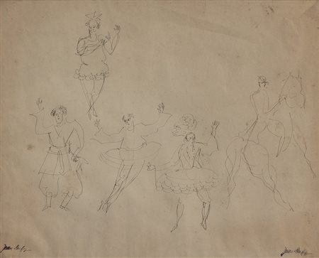 JEAN DUFY Etude pour la Cirque