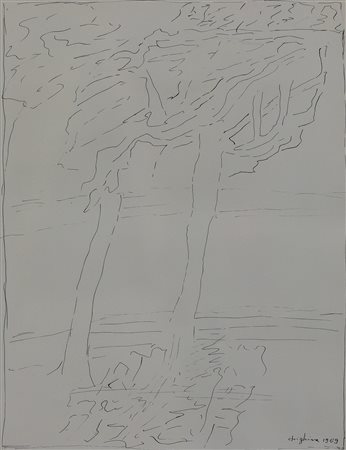 ALFREDO CHIGHINE Senza titolo, 1969