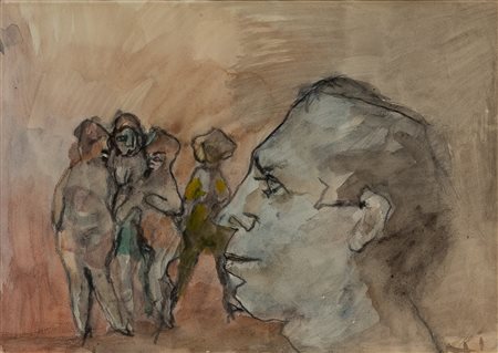 MINO MACCARI Autoritratto