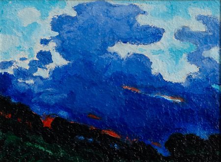 DOMENICO CANTATORE Paesaggio, 1976