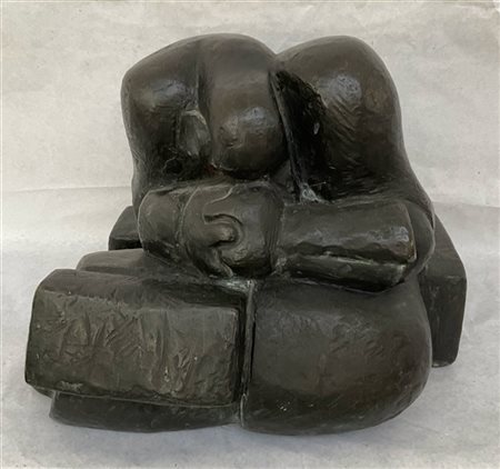 Pietro Cascella "Studio per lo Schiavo" 
bozzetto in bronzo preparatorio per lo