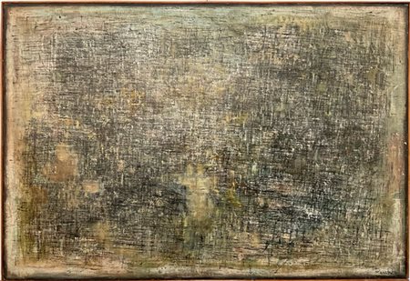 Ugo Recchi "Senza titolo" 
tecnica mista su tela
cm 80x120
firmato in basso a de