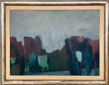 Bruno Pulga "Senza titolo" 1954
olio su tela
cm 70x94
firmato e datato in basso