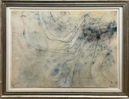 Guido Strazza "Senza titolo" 1963
tecnica mista su carta
cm 24,5x33,5
firmato e
