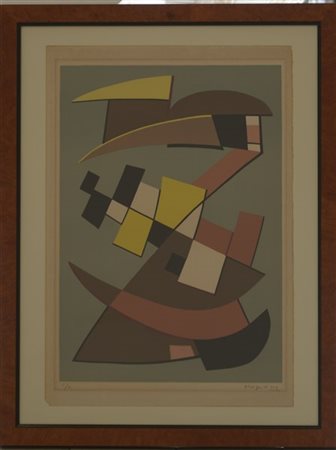 Alberto Magnelli "Senza titolo" 1970
litografia a colori
cm 65,5x45,3
firmata e