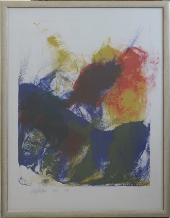Paul Jenkins "Senza titolo" 1998
litografia a colori
cm 65x50
firmata, numerata