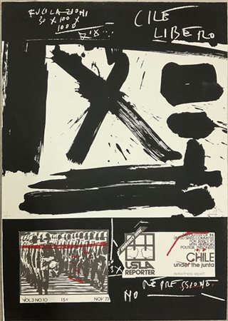 Emilio Vedova "Presenza" 1978
serigrafia
cm 70x49,5
firmata e numerata 30/100 in