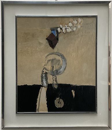 Alberto Gianquinto "Senza titolo" 
tecnica mista su compensato
cm 64x53
firmato