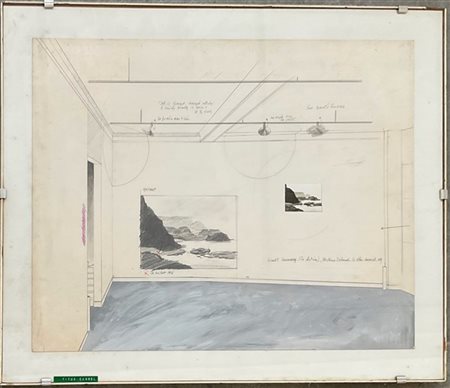 Gérard Titus-Carmel "Giant's Causeway, Northern Ireland" 1969
tecnica mista e co