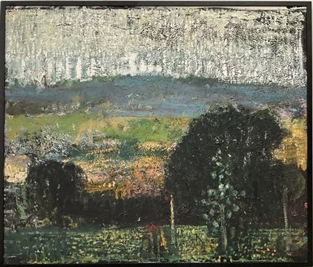 Ruggero Savinio "Paesaggio" 1992
olio su tela
cm 100x120
firmato, titolato e dat