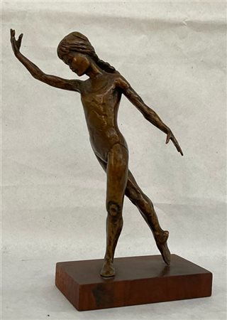 Sterett Gittings Kelsey "Ballerina" 
scultura in bronzo su base in legno
h cm 21