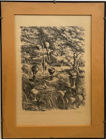 Fabrizio Clerici Lotto composto da dieci litografie
fogli circa cm 44,5x29,5
fir