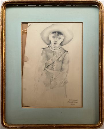 Mariette Lydis "Petit Soldat" 1947
matita su carta
cm 35x25
firmato, datato e ti