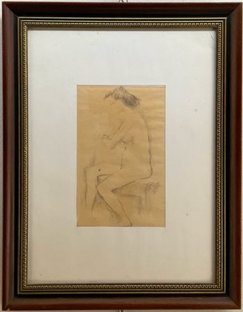 Giuseppe Virgili "Nudo femminile" 1949
matita su carta
cm 24x14,5
firmato e data