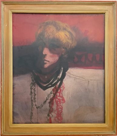 Giorgio Bellandi "Senza titolo" 
olio su tela
cm 70x60
firmato e datato in alto